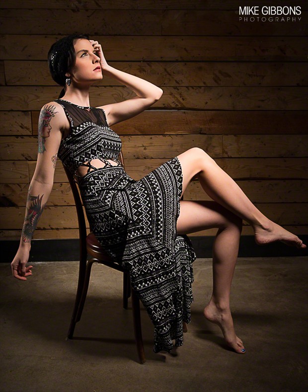 Glamorous Light  Tattoos Artwork by Model Monica Elizabeth