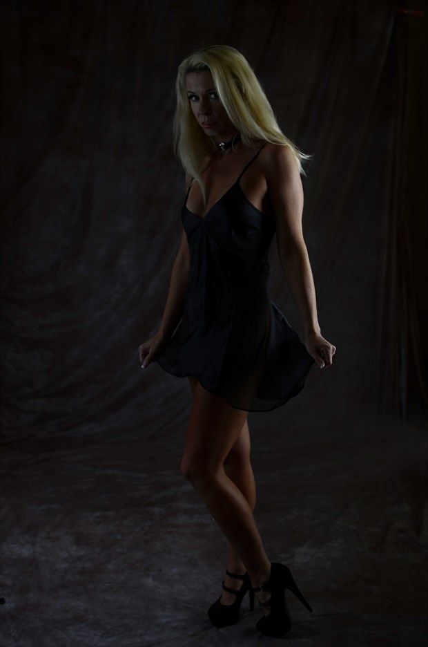 Glamour Silhouette Photo by Model Elizabeth Gandy