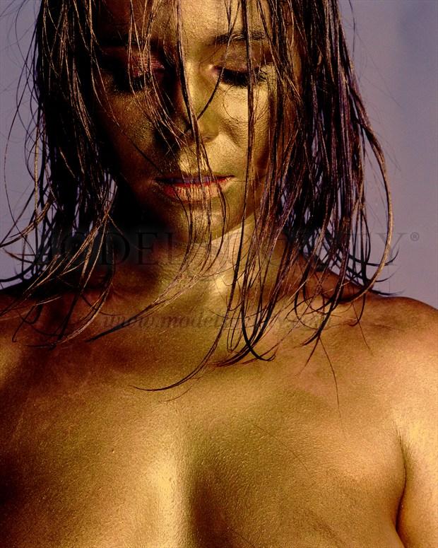 Gold Artistic Nude Photo by Photographer John Keedwell