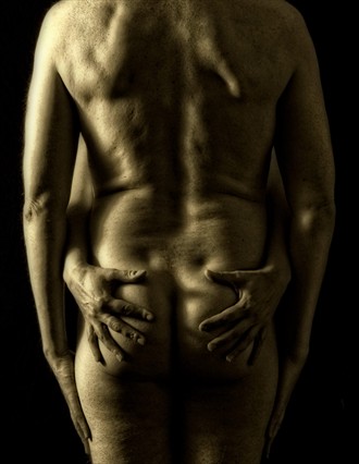Golden Back Artistic Nude Photo by Photographer NikGuy