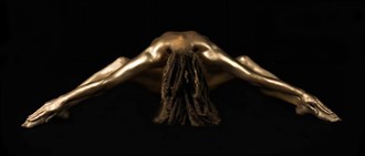 Golden Girl Artistic Nude Photo by Model Syren Lestat
