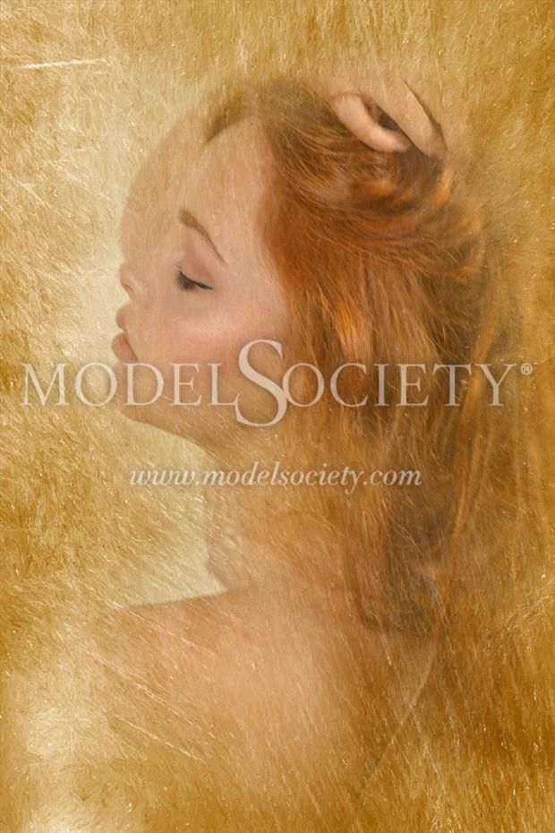 Golden hair Portrait Artwork by Photographer Howie