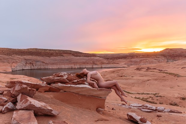 Graceful Sunset Artistic Nude Photo by Photographer Bob J