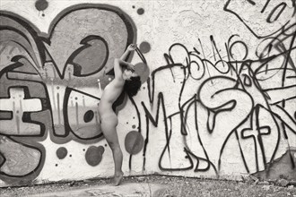 Graffiti Study 1 Artistic Nude Photo by Photographer GD Scott