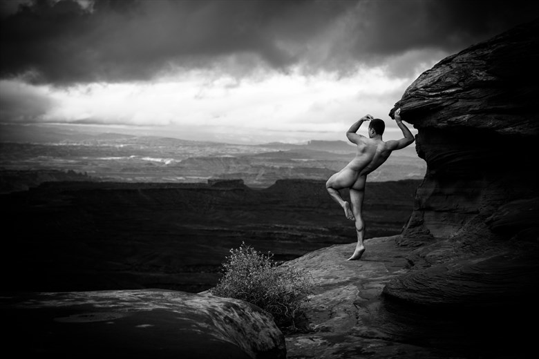 Green River Overlook Artistic Nude Photo by Artist April Alston McKay