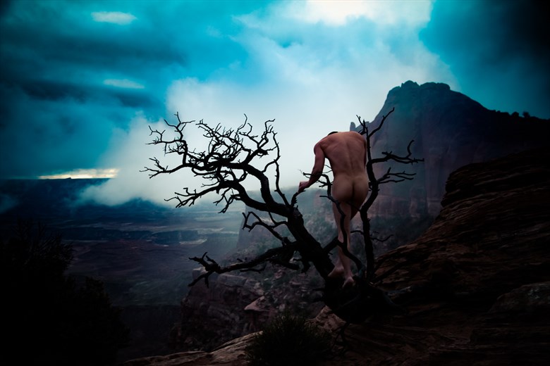 Green River Overlook Artistic Nude Photo by Artist April Alston McKay