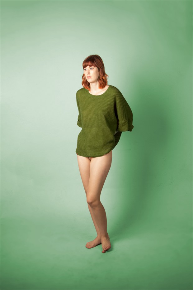 Green sweater Artistic Nude Photo by Photographer Primus