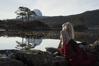 Greeting the Dawn at Suilven Artistic Nude Photo by Photographer PhotoClassic