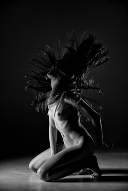 Hair Motion Artistic Nude Photo by Photographer MickeySchwartz