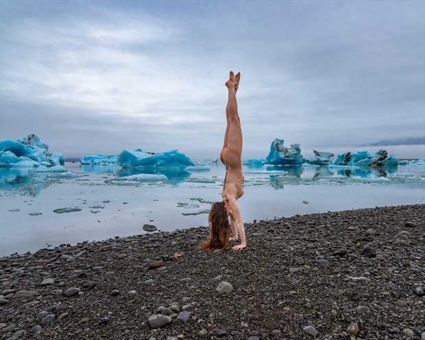 Handstand Artistic Nude Photo by Photographer Odinntheviking