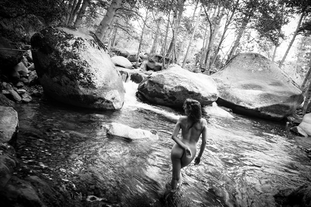 Hazel, on the Tule River Artistic Nude Photo by Photographer blakedietersphoto