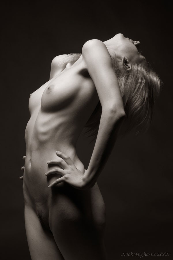 Head Back Artistic Nude Photo by Photographer Mick Waghorne