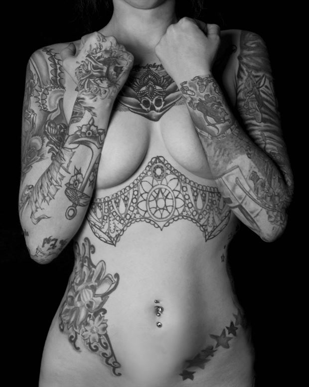 Her Ink Artistic Nude Photo by Photographer Corland Photo