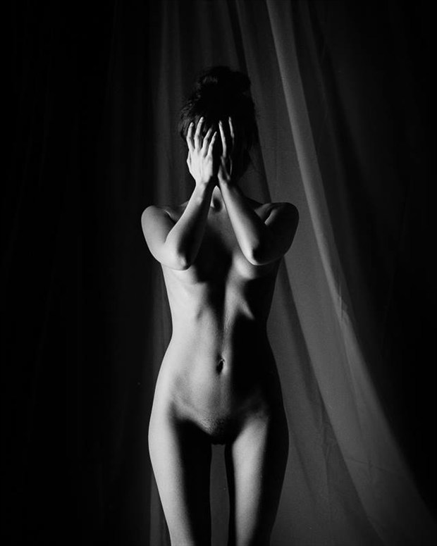 Hiding Artistic Nude Artwork by Model Mia Liberum