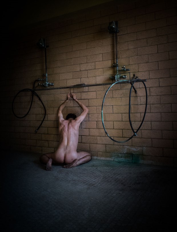 Hitting the showers Artistic Nude Artwork by Model Naked Freedom