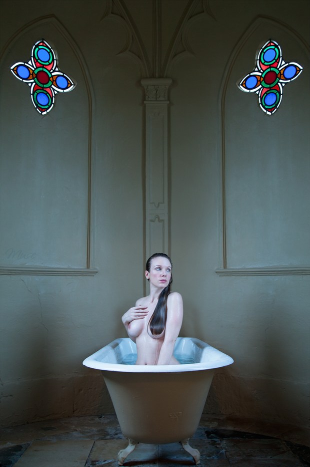 Holy Water Artistic Nude Photo by Model Muse