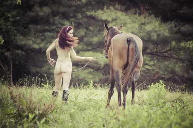 Horsing Around Artistic Nude Photo by Photographer NVT Photography