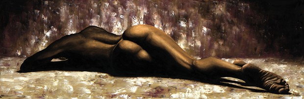 Humility Artistic Nude Artwork by Artist Richard Young