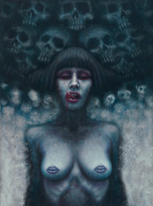 Hungry Ghost Erotic Artwork by Artist Divine Mania