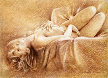 I MISS YOU Artistic Nude Artwork by Artist Girotto Walter