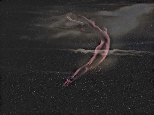 I soar thru the clouds at night Artistic Nude Photo by Photographer Jon Miller