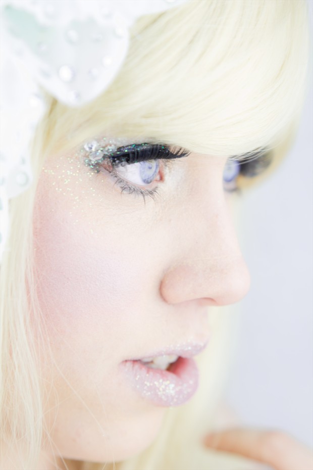 Ice queen Close Up Photo by Model Vixie V