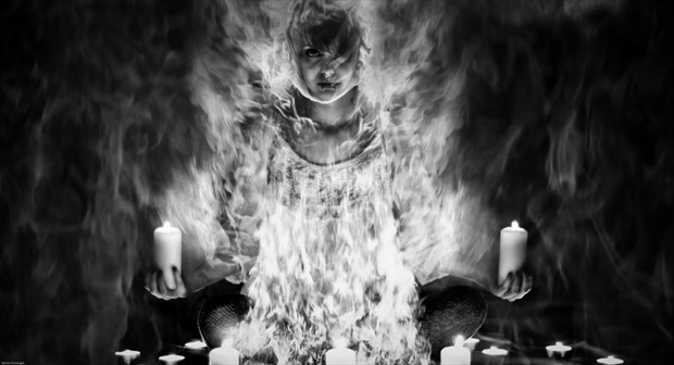 Immolation Surreal Artwork by Photographer eddfirm
