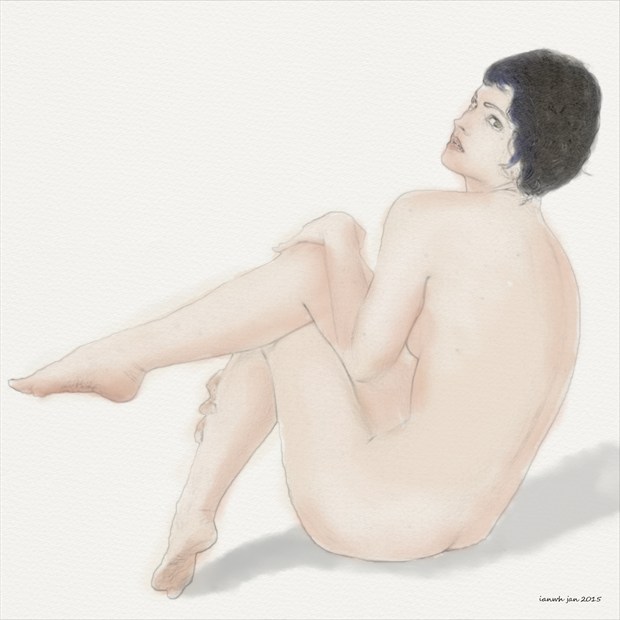 Implied Nude Digital Artwork by Artist ianwh