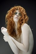 Implied Nude Expressive Portrait Photo by Model Dane Halo
