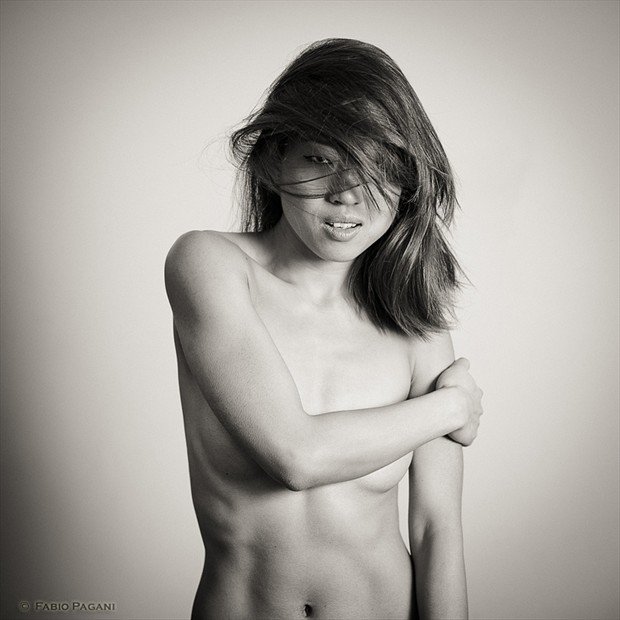 Implied Nude Expressive Portrait Photo by Photographer Fabio