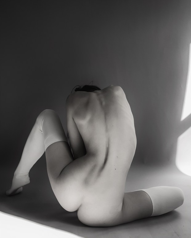 Implied Nude Figure Study Photo by Photographer James W