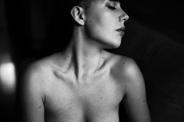 Implied Nude Portrait Photo by Model Gestalta