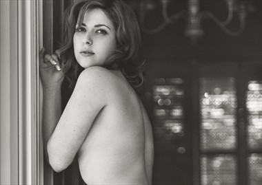Implied Nude Portrait Photo by Model Sarah Rae