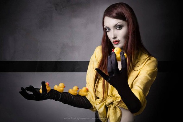 In Yellow Surreal Photo by Model Nixxole