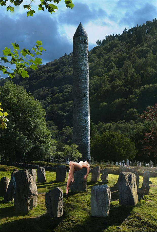 In repose at Glendalough Artistic Nude Photo by Photographer pmurph