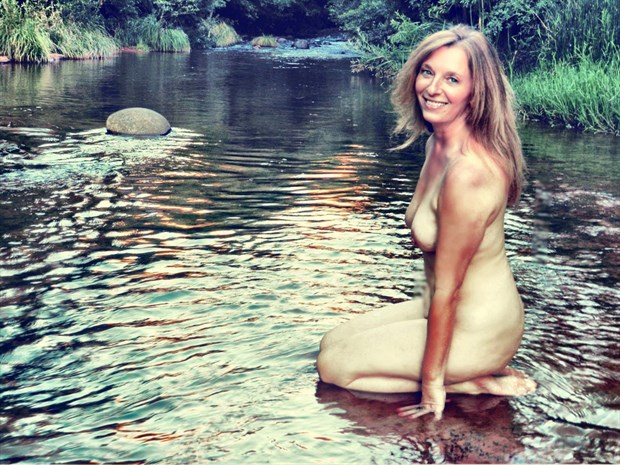 In the Creek Artistic Nude Photo by Model ZushkaBiros