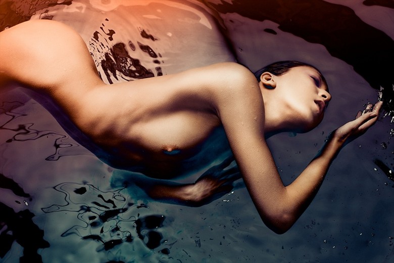 In the Water Artistic Nude Photo by Model IDiivil