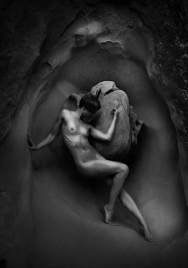 In the Womb Artistic Nude Photo by Model Miss Anya