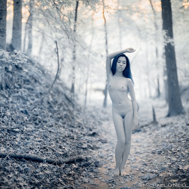 Infrared Art III Artistic Nude Photo by Model A N O N Y M