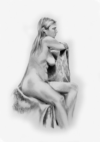 Inga Artistic Nude Artwork by Artist WayneA