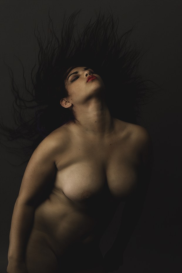 Inner Turbulence Artistic Nude Artwork by Model Animaedi
