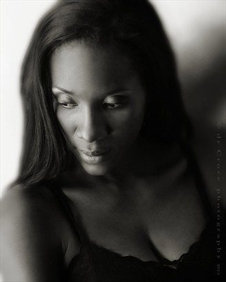 Ithalia Johnson Expressive Portrait Photo by Photographer Edward DeCroce