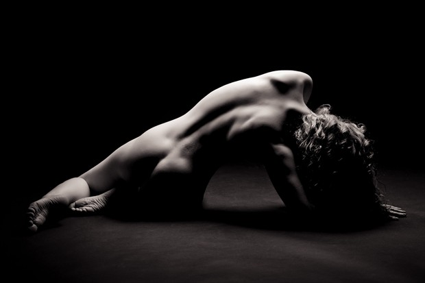 Ivory Flame   nude on black Artistic Nude Photo by Photographer Barrie