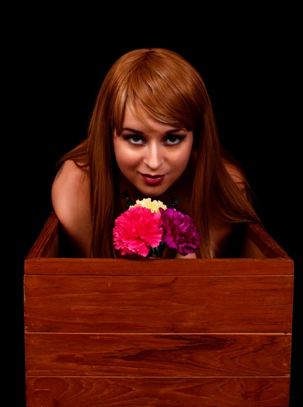 Ivy in a Box Studio Lighting Photo by Photographer Neil Jacobson