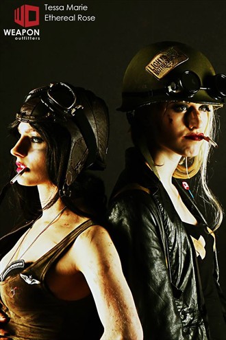 JET GIRL AND TANK GIRL Cosplay Artwork by Model MaressaFox
