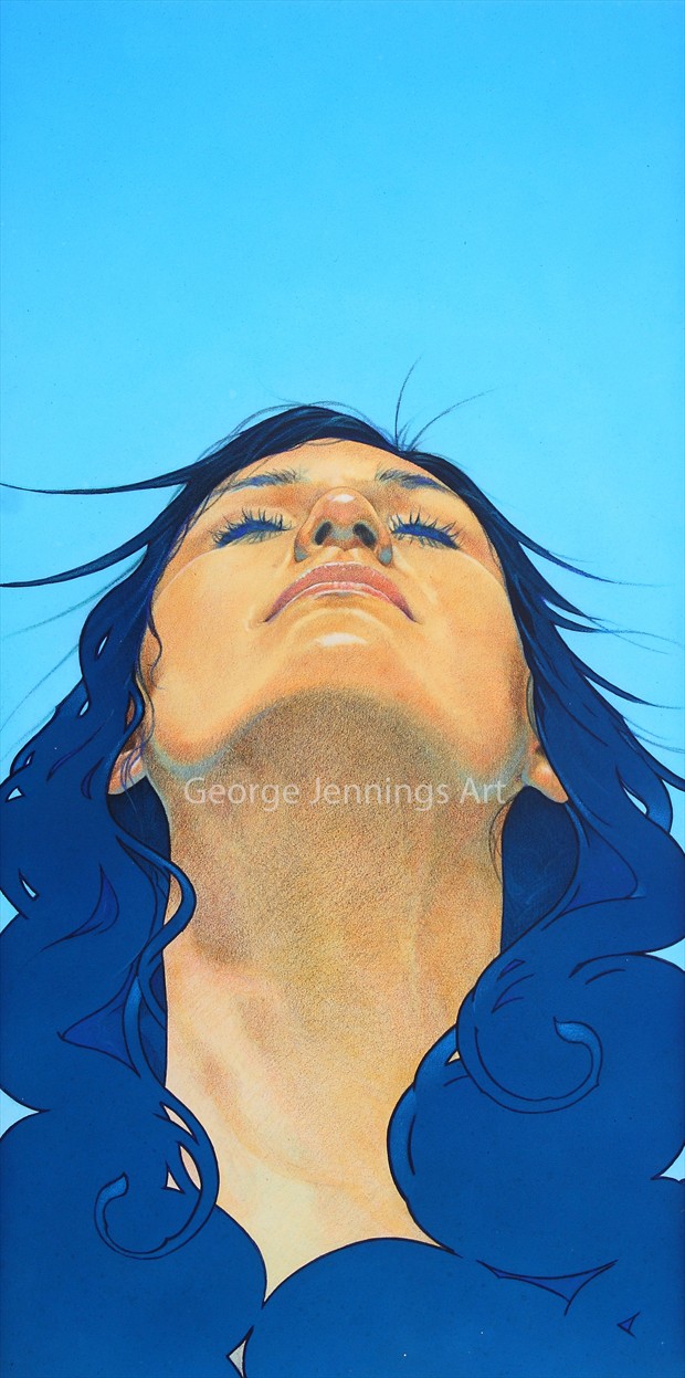 Jackie Close Up Artwork by Artist jart64