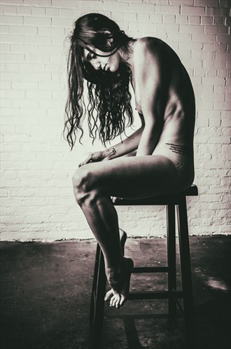 Jacs on stool Artistic Nude Photo by Photographer hardrock