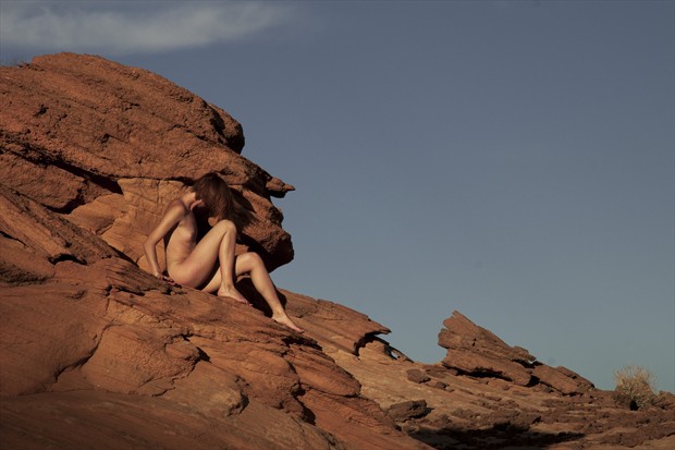 Jagged Rock1 Artistic Nude Artwork by Photographer A. S. White