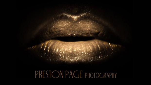 Jazz Jones   Gold Lips Chiaroscuro Photo by Photographer Preston