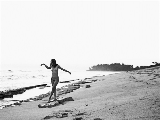 Jilli on the beach Artistic Nude Photo by Photographer Jason Tag